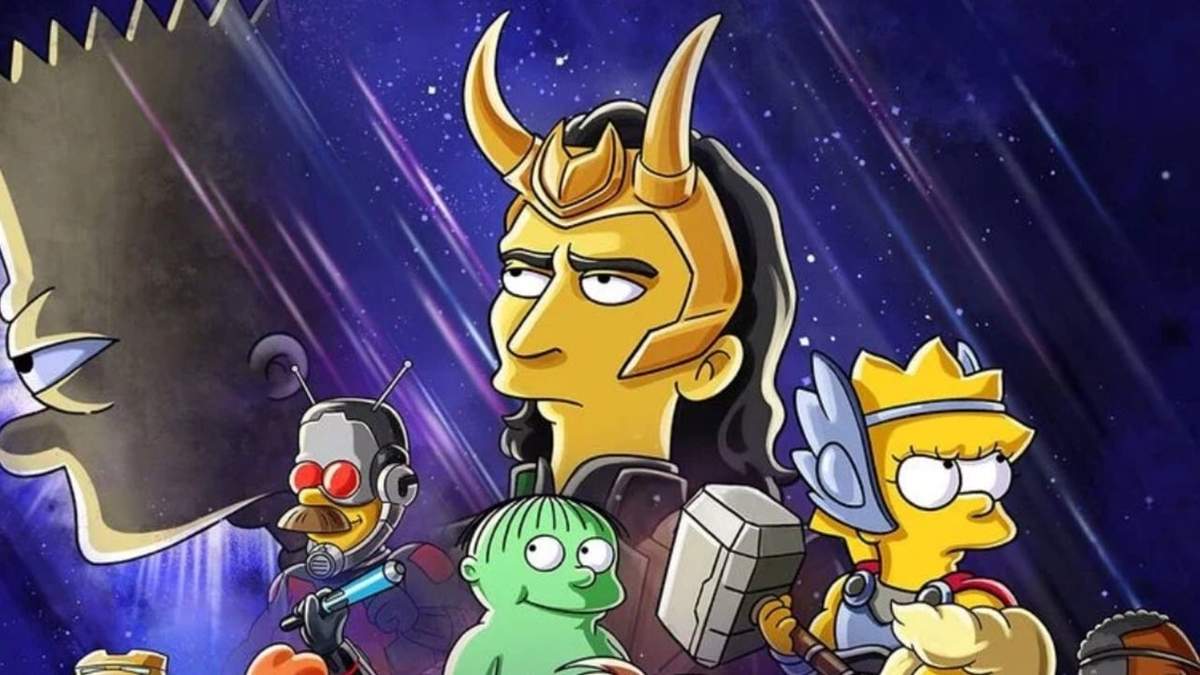 Los Simpson anuncian crossover con Loki en su nuevo corto de Disney+