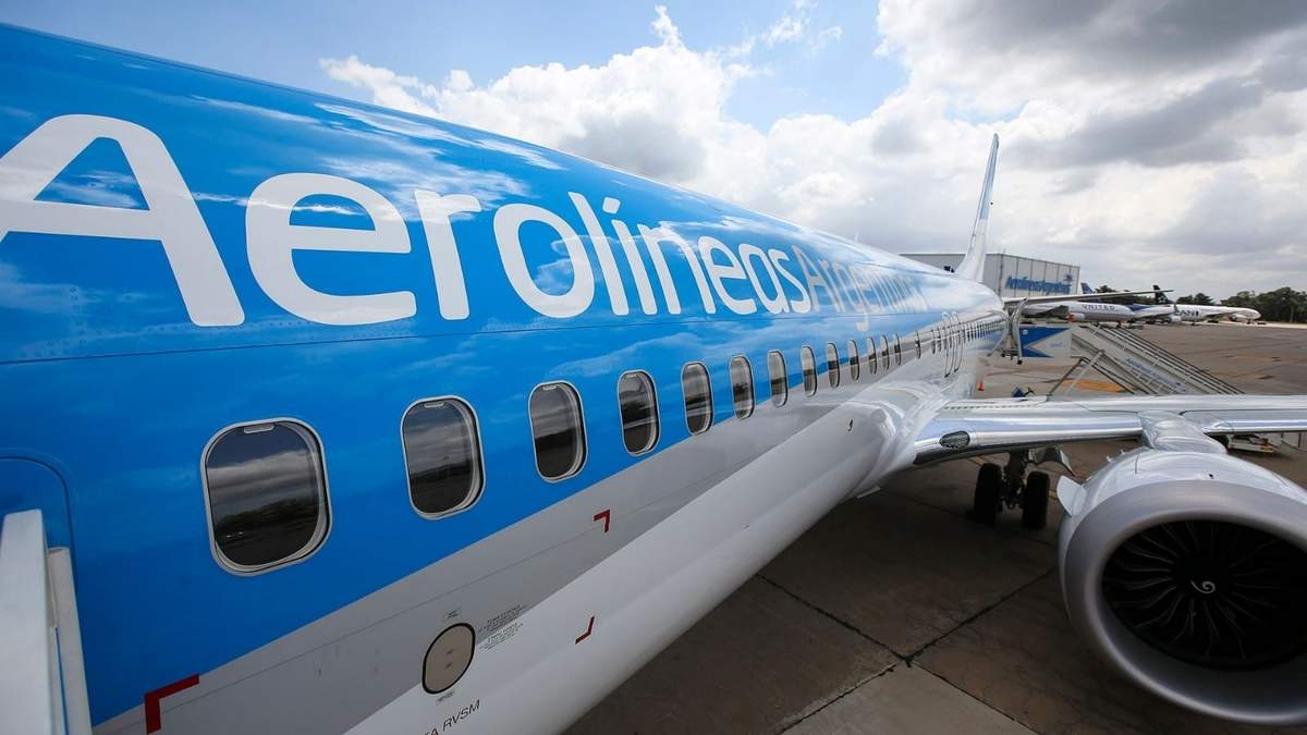Aerolíneas Argentinas. Fuente: (Twitter)