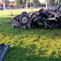 Un impactante vuelco tuvo lugar en Plaza Huincul
