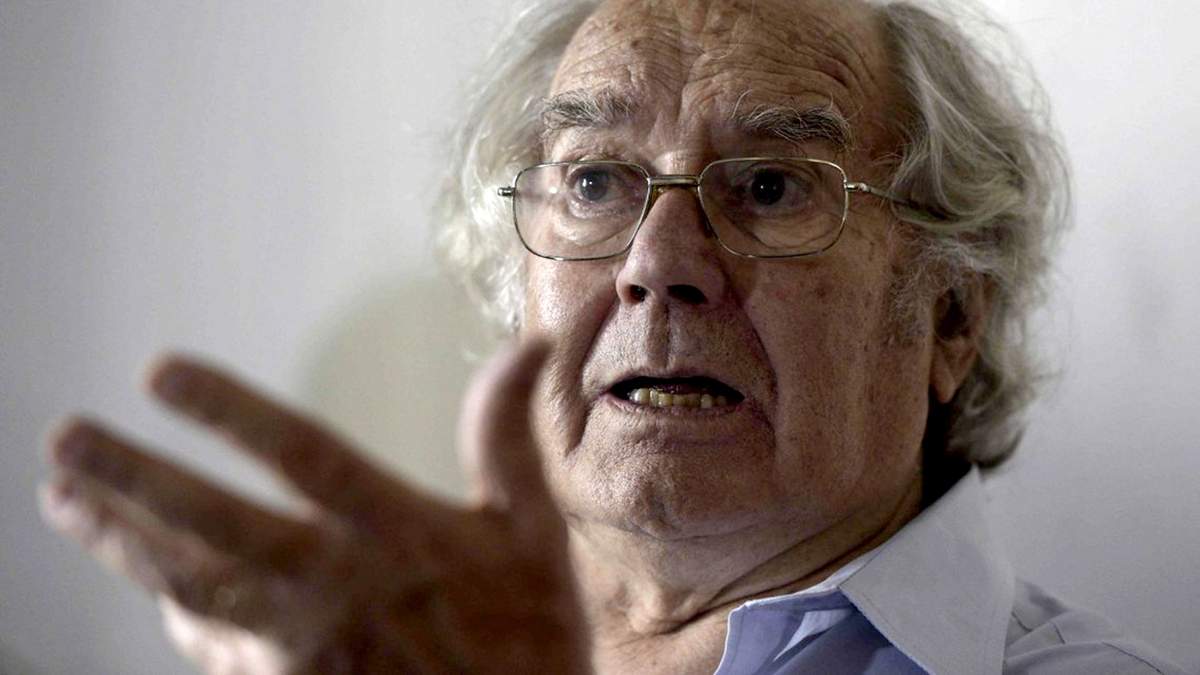 Premio Nobel de la Paz, Adolfo Pérez Esquivel. Fuente: (Twitter)