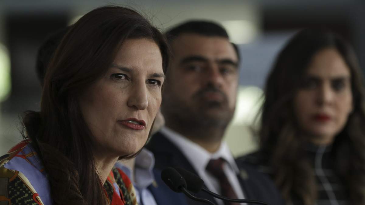 La presidenta de la Cámara de Diputados, Kenia López Rabadán