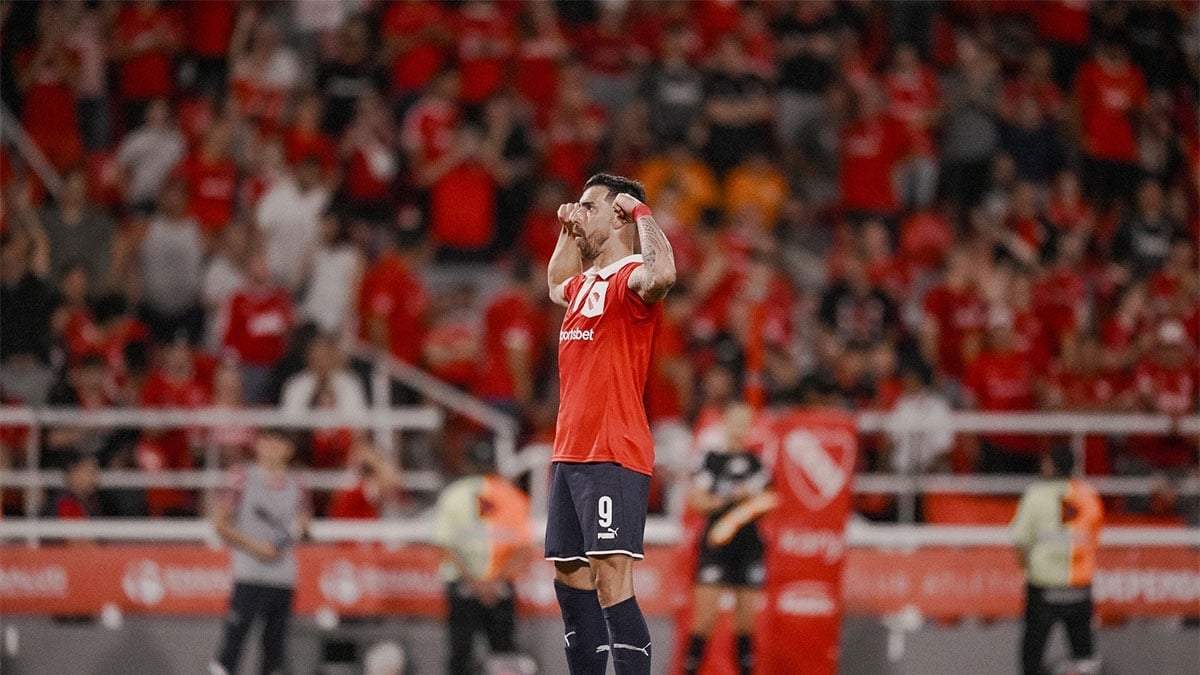 Gabriel Ávalos marcó el único gol del Rojo ante Rosario Central