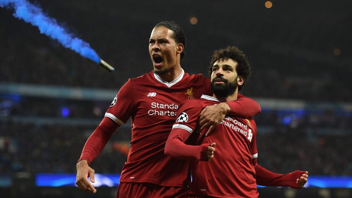 Van Dijk y Salah. Fuente: (Instagram)