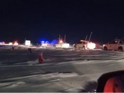 Rescataron a 16 trabajadores de la represa Nestor Kirchner en Calafate