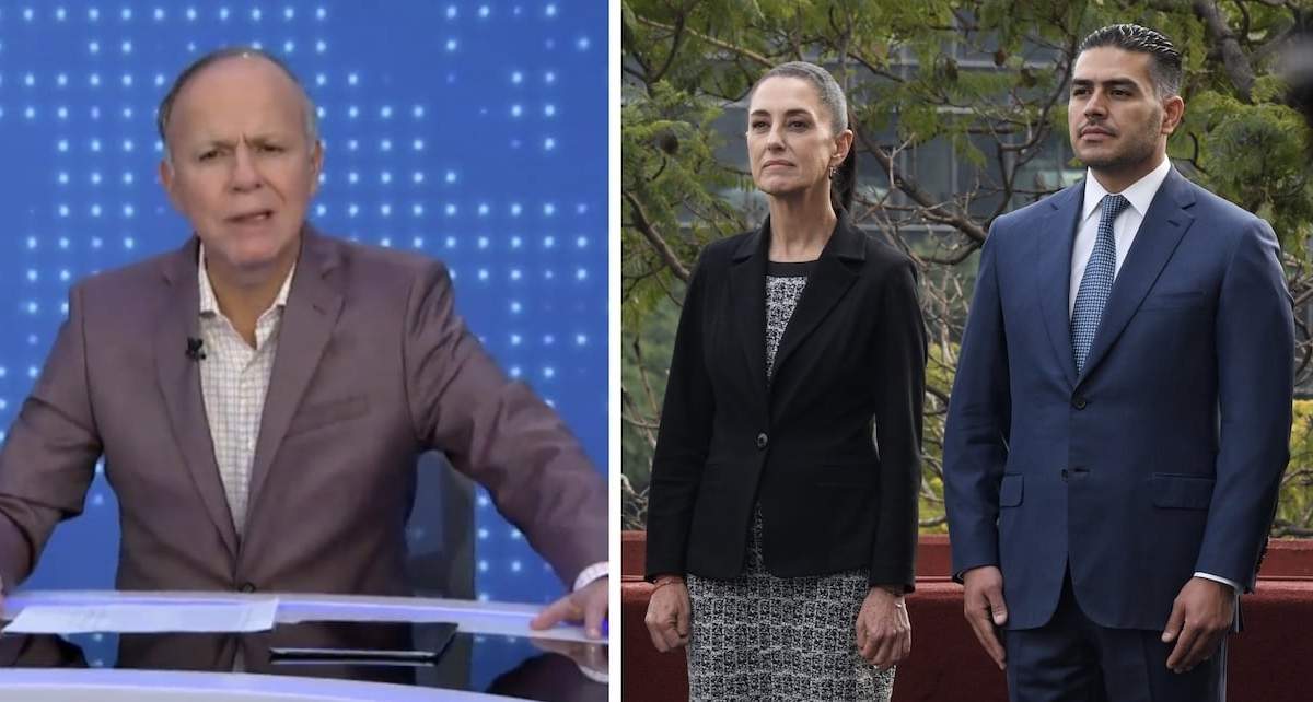 Ciro Gómez Leyva, Claudia Sheinbaum y Omar García Harfuch