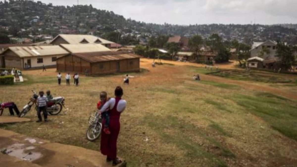 Un grupo de personas en la ciudad de Beni, situada en la provincia de Kivu Norte, en el este del Congo
