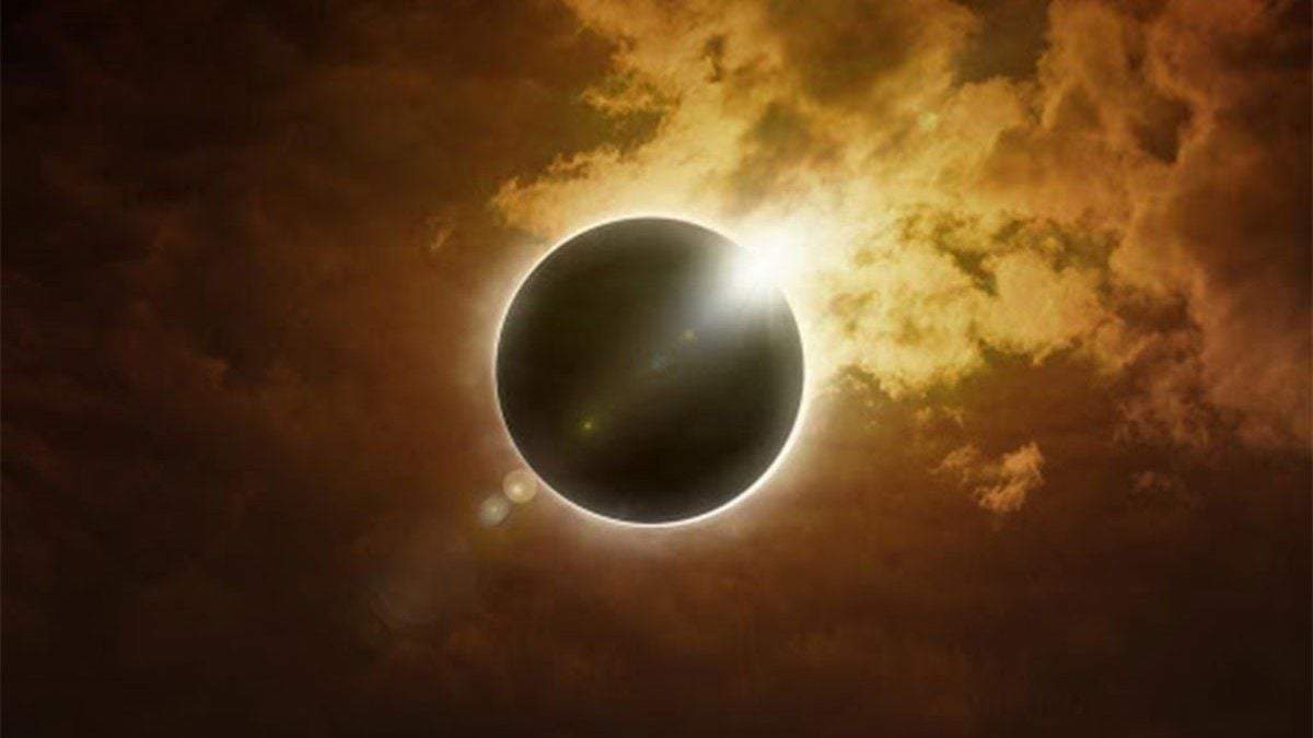 Eclipse solar. Fuente: (Twitter)