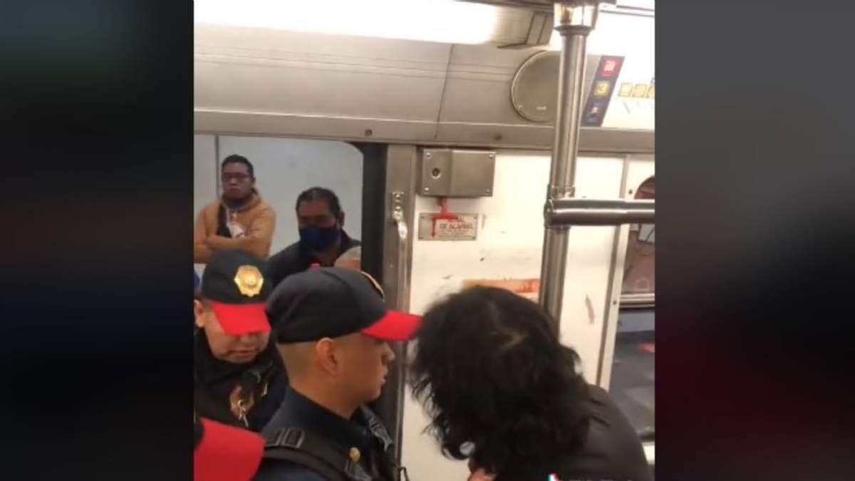 Detención de la PBI en el Metro