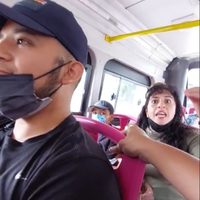 “Voy a ser mujer en este momento”, dice hombre que usa zona exclusiva de Metrobús (Video)