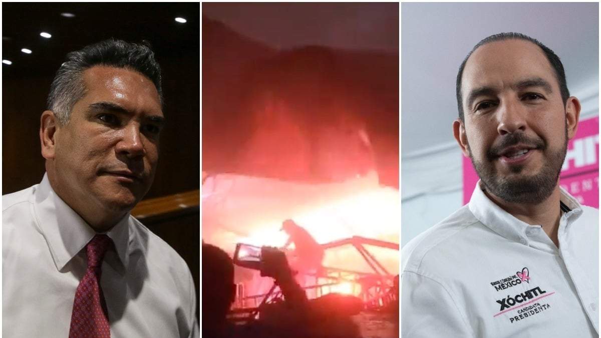 Reacción de Alito Moreno y Marko Cortés