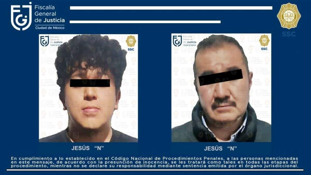 Jesús Andrés "N" y Jesús "N", hijo y padre, acusados de homicidio por presuntamente matar a golpes a un automovilista en Xochimilco