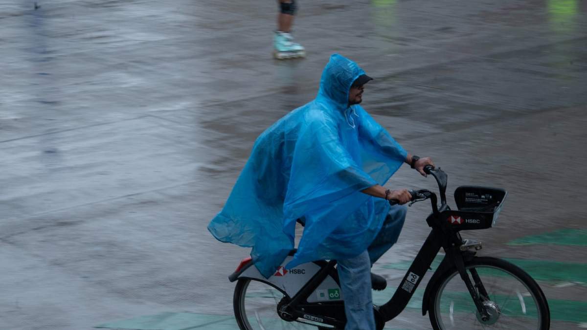 Lluvia del domingo en la tarde en CDMX