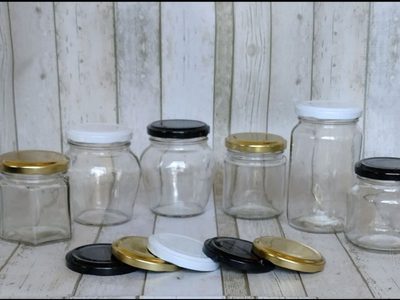 Decoración con frascos de vidrio: convertí los que tenías guardados en piezas originales con lana y pegamento