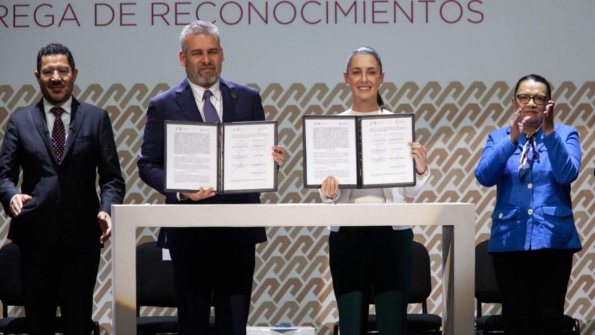 Convenio de colaboración con el gobernador de Michoacán, Alfredo Ramírez Bedolla