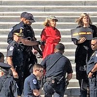 Arrestan a la actriz Jane Fonda en una protesta por la crisis climática (Video)
