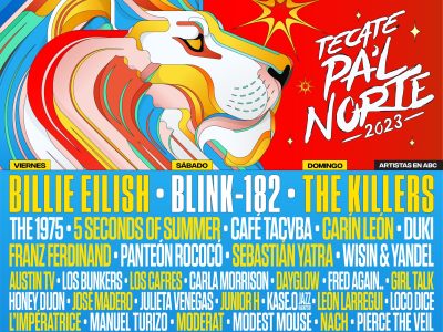 ¡Booom! Billie Eilish, Blink 182 y The Killers encabezan el Tecate pal Norte 2023