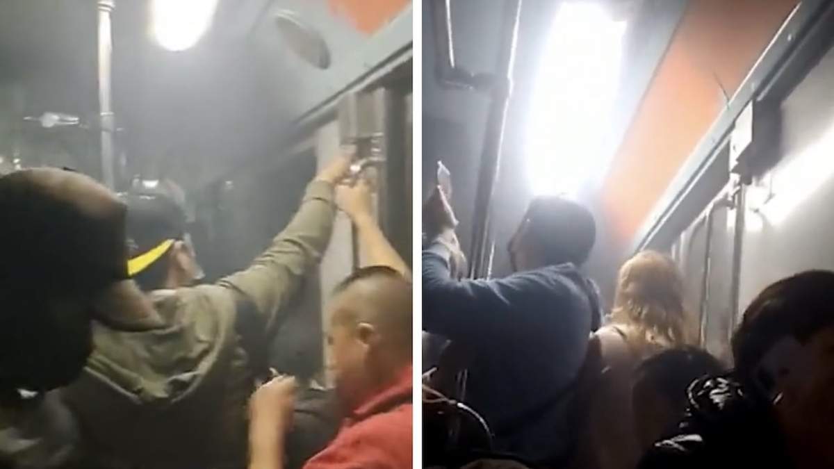 Las imágenes difundidas por usuarios del STC