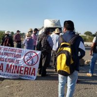 Con bloqueo carretero, exigen negar la ampliación a proyecto de minera en Oaxaca