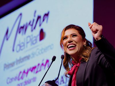 Gobernadora Marina del Pilar asegura haber saldado una deuda historia con el magisterio de BC