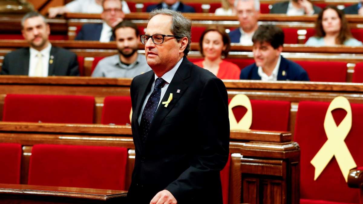 Quim Torra apelará el fallo que lo destituye. Fuente: (Twitter)