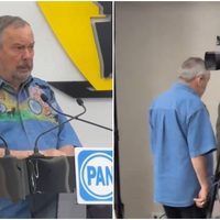 Así abandonó el debate candidato del PAN que fue acusado de nexos con el narco (Video)