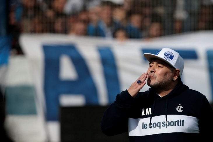 Diego Maradona. Fuente: (Twitter).