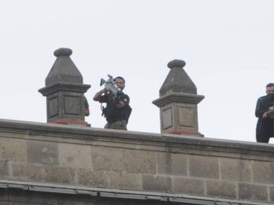 Sedena cancela licitación para instalar sistema antidrones en Palacio Nacional