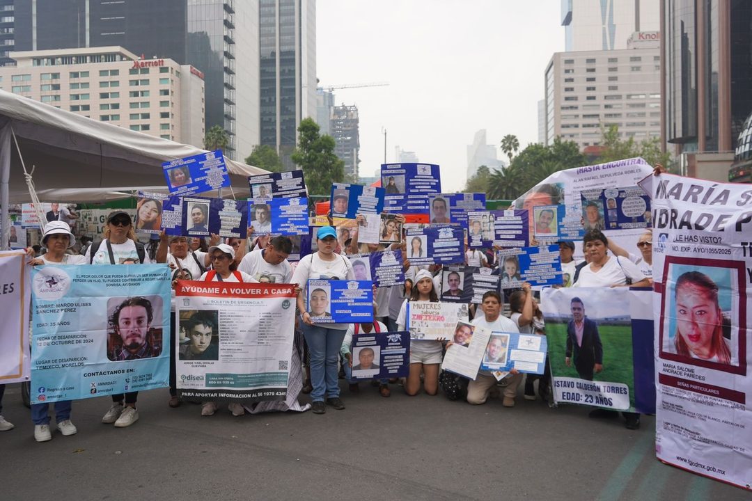 Familiares de desaparecidos Foto Eduardo Miranda