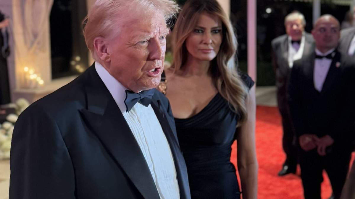 Donald Trump y su esposa Melania