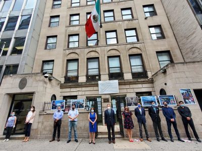 Consulado de México en Nueva York cerrará una semana por el elevado número de contagios de covid-19