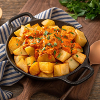 Papas extra crocantes con salsa de queso: llevá tus picadas a otro nivel con esta receta increíble digna de un chef