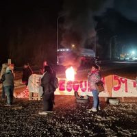 Padres de la Escuela 59 cortaron la ruta 7 tras un mes sin clases por falta de gas
