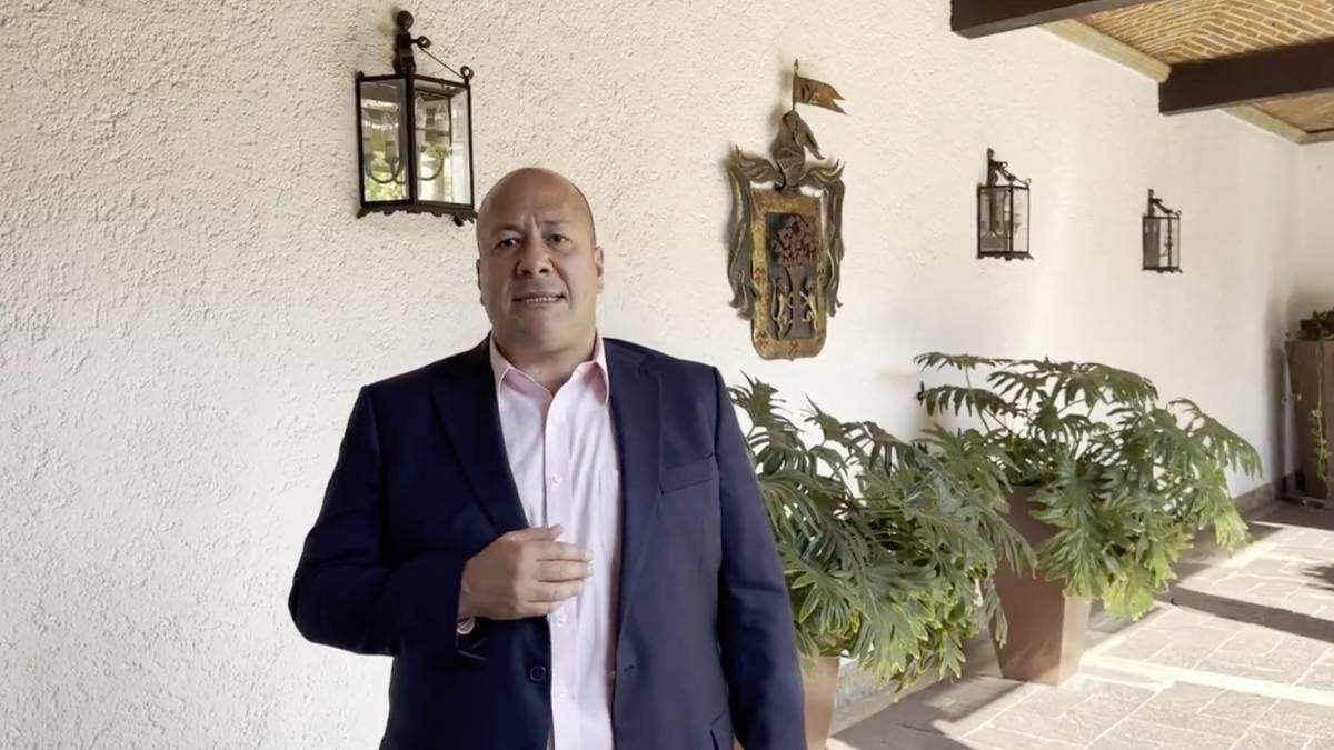 El gobernador de Jalisco en su mensaje de video