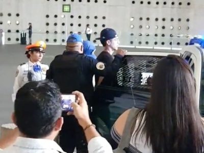 El influencer español Naim Darrechi fue detenido en el Aeropuerto de la CDMX (Video)