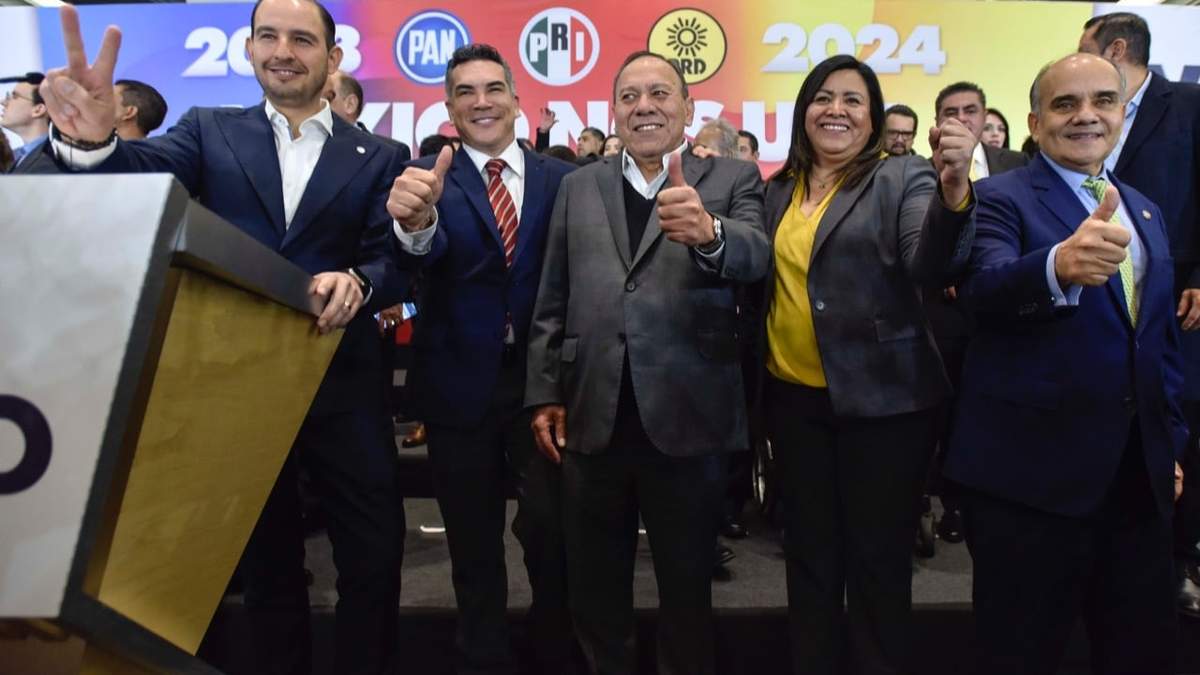 Conferencia de la coalición en el Edomex