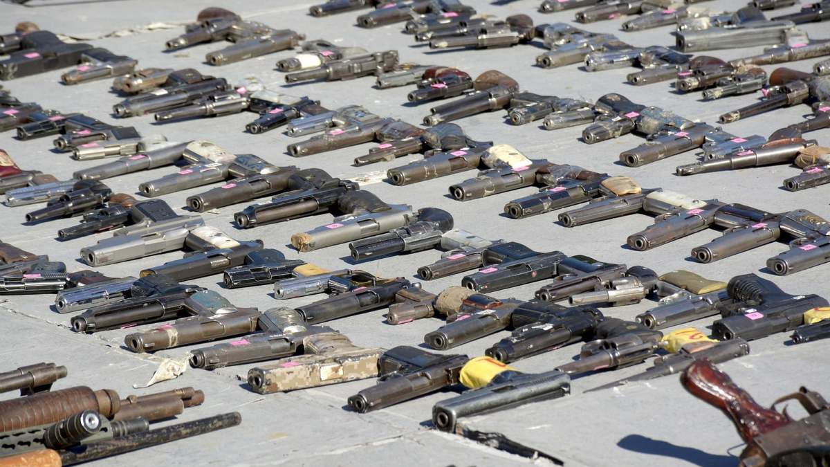 Armas decomisadas