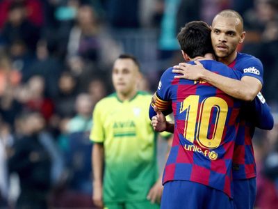 La confesión ambiciosa de Braithwaite sobre superar a Lionel Messi en Barcelona