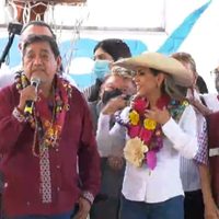 Evelyn inicia campaña en Acapulco... con discurso de su padre Félix Salgado