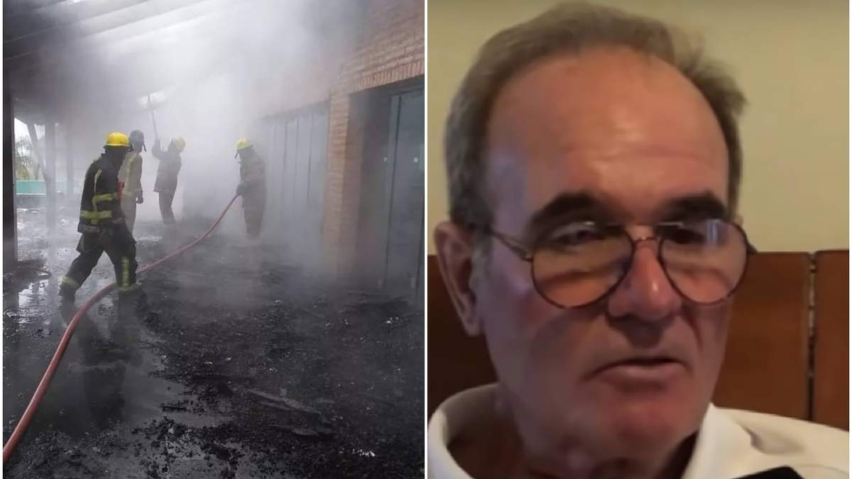 Encontraron el cuerpo de un empresario rionegrino en un incendio. Fuente: (Twitter)