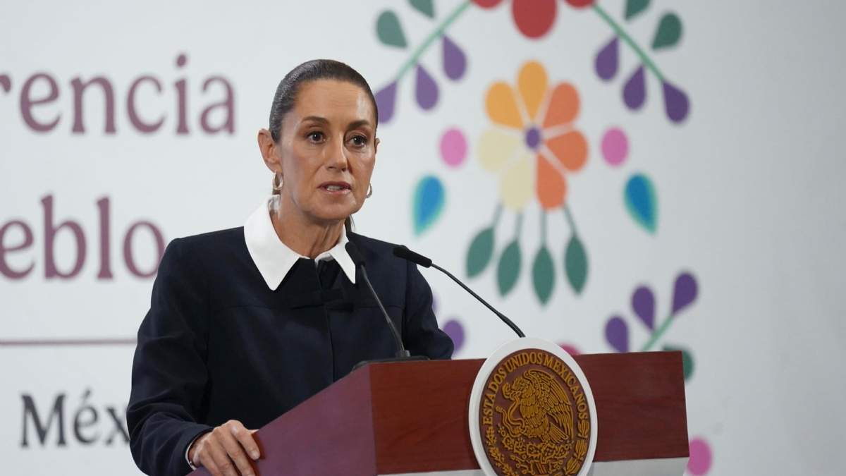 La presidenta Claudia Sheinbaum en la conferencia matutina de este 4 de junio de 2025