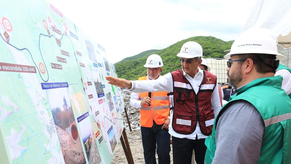 Supervisa gobernador avance de carretera Mante-Ocampo-Tula