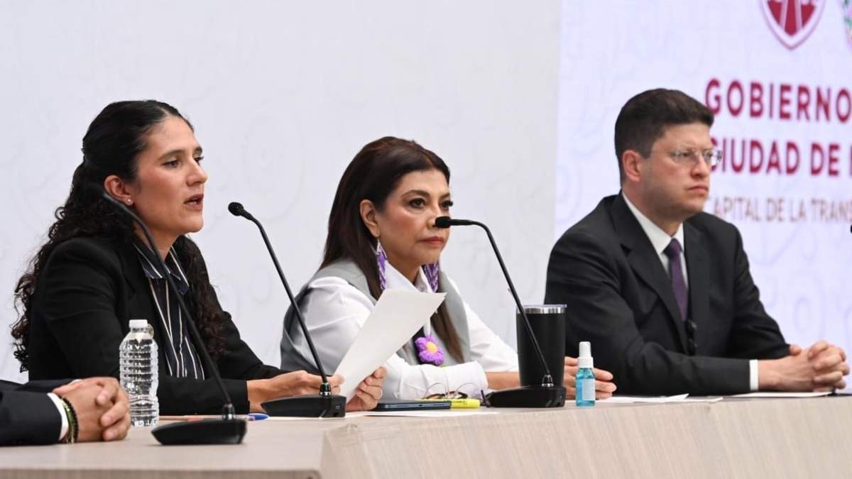 Bertha Alcalde Luján, Clara Brugada y Pablo Vázquez Camacho