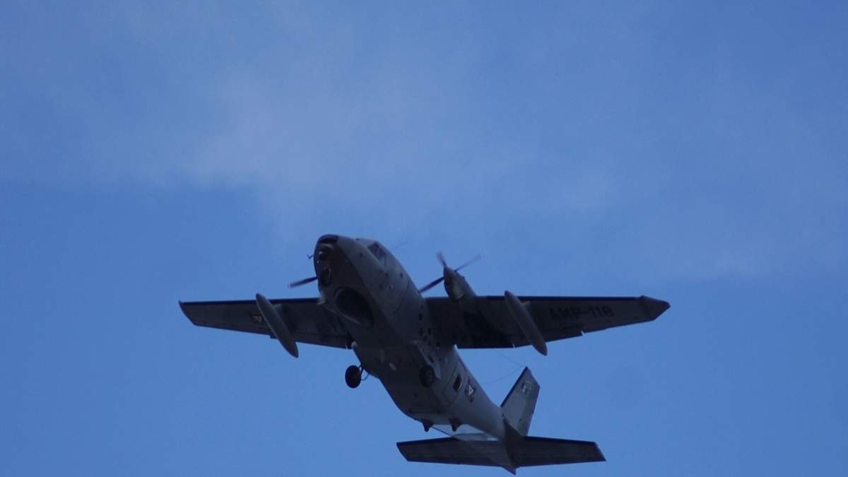 Un ejemplar de la aeronave siniestrada