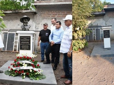 Derriban busto de Hipólito Mora, exlíder y fundador de las autodefensas; culpan a Los Viagras