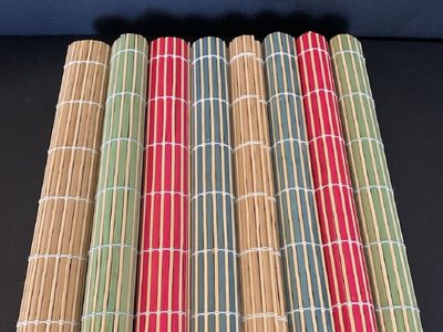 Con esos individuales de bambú rotos que pensabas tirar, hacé este genial proyecto para decorar sin gastar