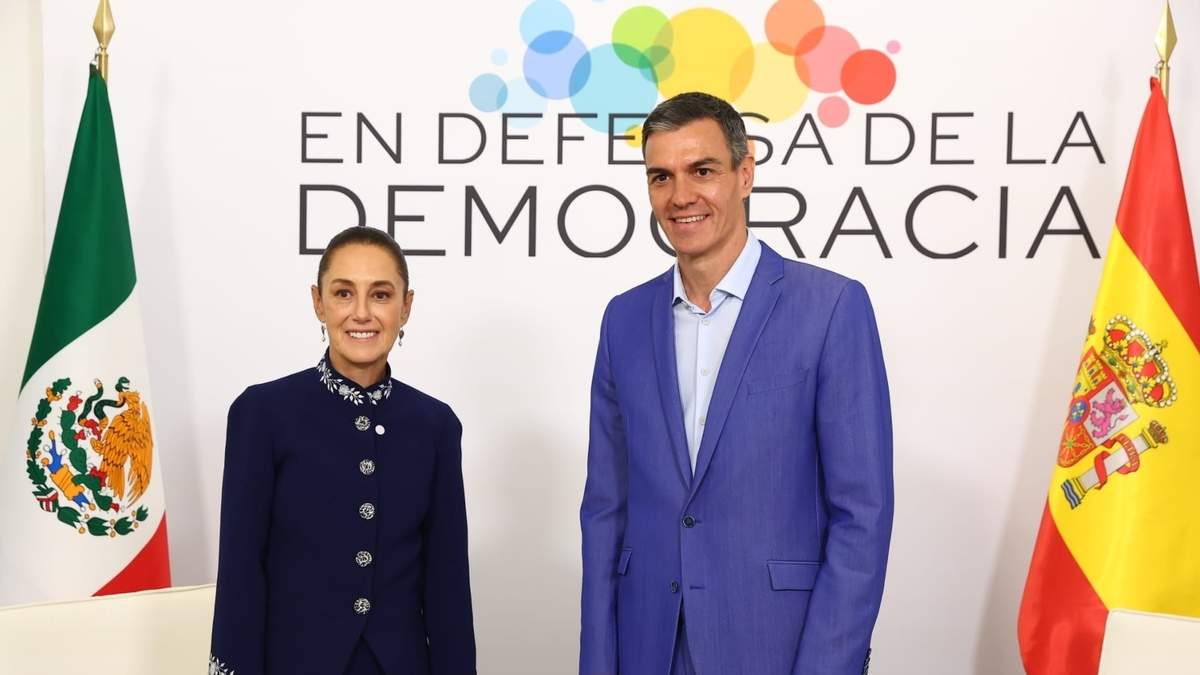 Claudia Sheinbaum y Pedro Sánchez
