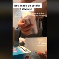 Se viraliza video de chica que denuncia estafa de Walmart: compra un iPhone y le llega un jabón