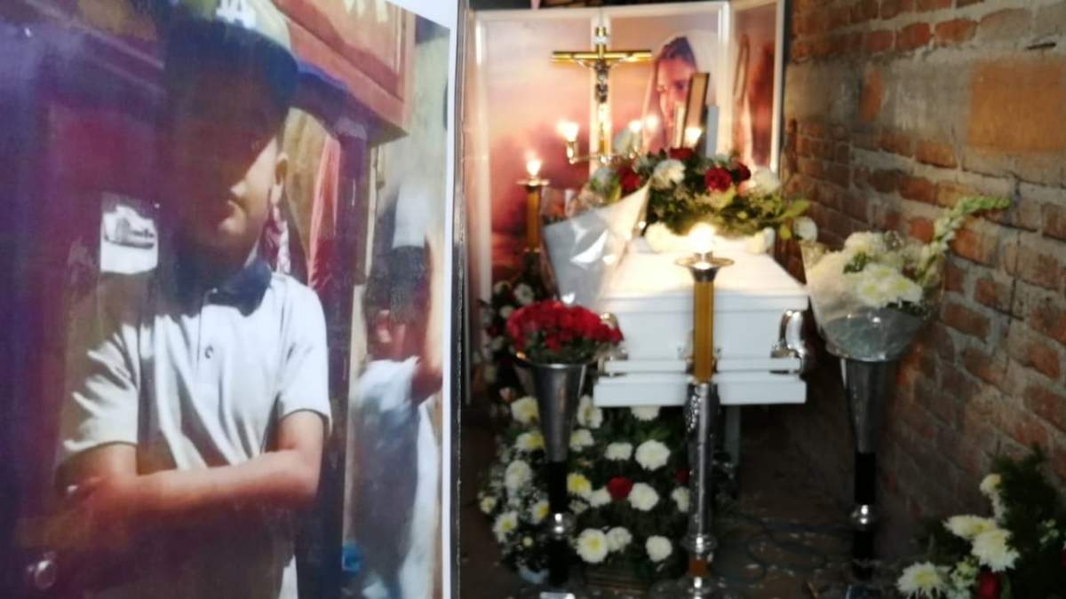 El funeral de Cristian, de 12 años, en Irapuato.