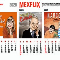 2020 Mexflix Series de calendario para un año atrabiliario (2)