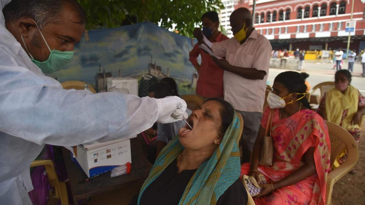 Pandemia de coronavirus en India. Fuente: (Twitter)
